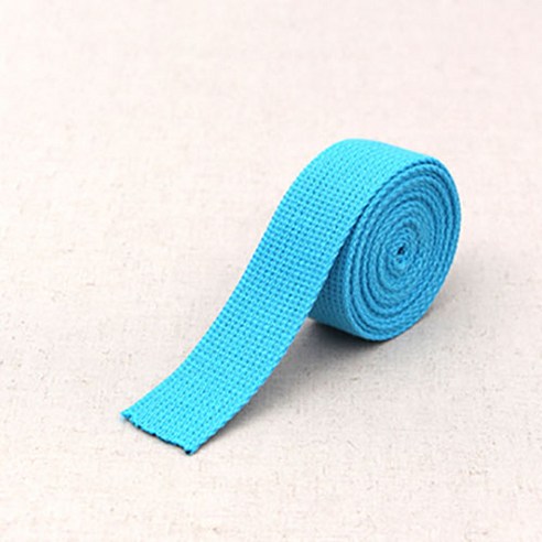 가방용 웨이빙 끈 30 mm, 블루, 2개