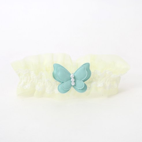 이츠독 강아지 레나 목걸이 M, 옐로우(B), 1개