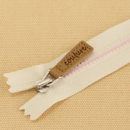 해피베어스 꾸뛰르 소잉 지퍼 20cm, 핑크, 2개입