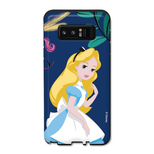 디즈니 이상한 나라 앨리스 슬라이드 카드 범퍼 휴대폰 케이스