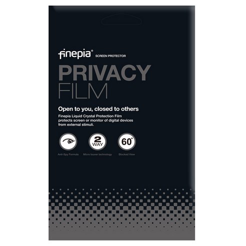 파인피아 삼성 Privacy 정보 보호 태블릿 PC 액정보호필름, 단일 색상