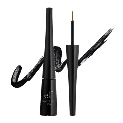 e.l.f. 엑스퍼트 리퀴드 아이라이너 4.5 g, 제트 블랙, 1개