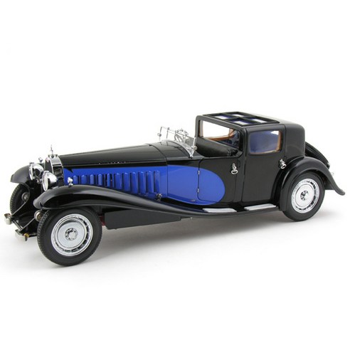 BAUER 레프리카 BUGATTI ROYALE COUPE DE VILLE 1930년 모형 자동차, 블루