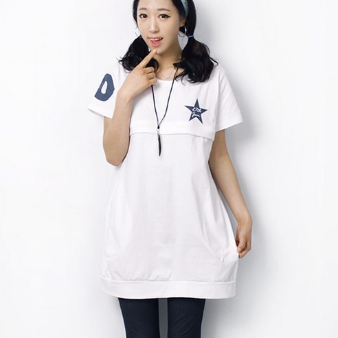 마미누리 F 날개 반팔 수유티