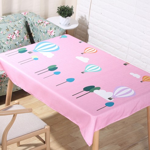이코디 라이프 스타일 테이블 보, 포레스트 에어 벌룬, 90 x 90 cm