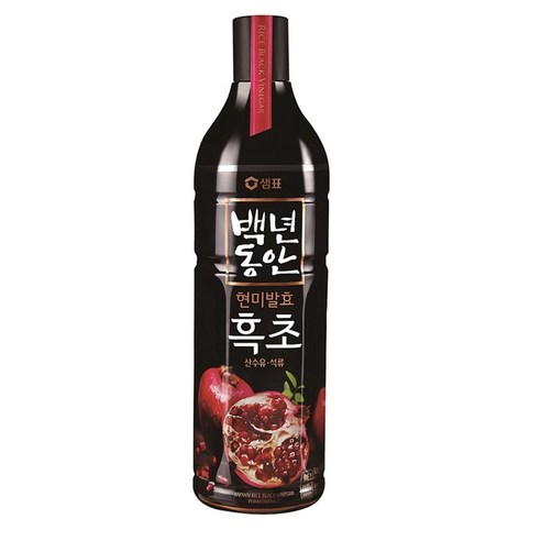 샘표 백년동안 흑초 산수유 석류, 1.5L, 1개