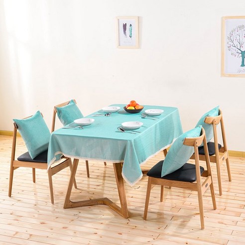 아울리빙 감성적 모던 스타일 테이블보, K, 130 x 130 cm