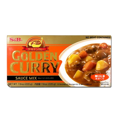 에스앤비 골든카레 순한맛, 220g, 1개