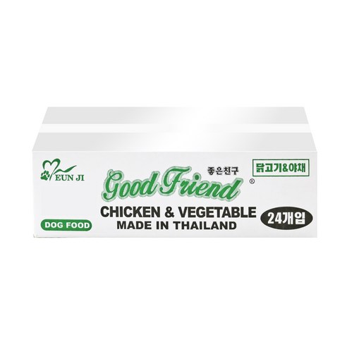 굿프랜드 강아지캔 100g, 닭고기 + 야채 혼합맛, 24개입
