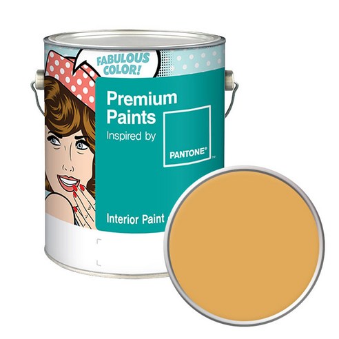 노루페인트 팬톤 내부용 실내벽면 저광 페인트 4L, 14-1041 Golden Apricot, 1개