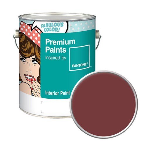 노루페인트 팬톤 내부용 실내벽면 저광 페인트 4L, 19-1338 Russet Brown, 1개