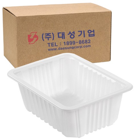 쿡앤락 실링용기 1150ml 189 x 137 x 70 mm 백색 몸통, 800개, 1개