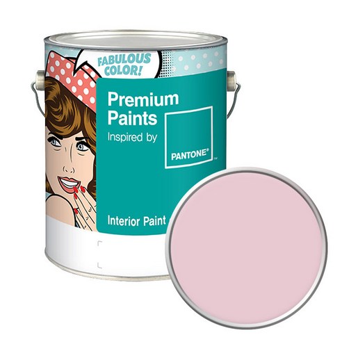 노루페인트 팬톤 내부용 실내벽면페인트 저광 4L, 13-1904 Chalk Pink