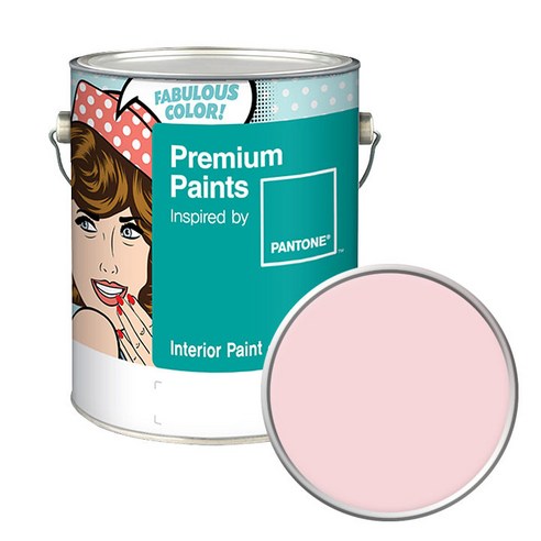 노루페인트 팬톤 내부용 실내벽면페인트 저광 4L, 12-1706 Pink Dogwood