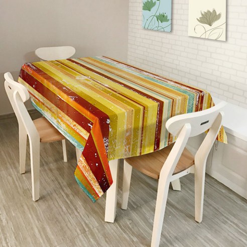 스토어33 스토리 주방 테이블보, D, a 140 x b 140 cm