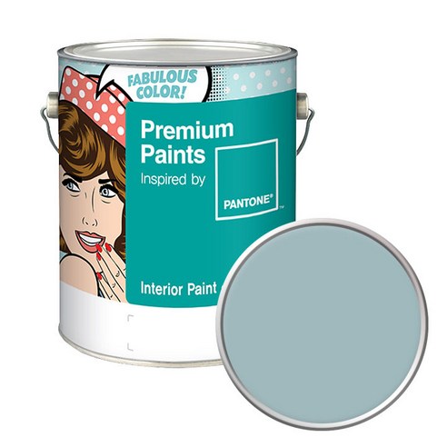 노루페인트 팬톤 내부용 실내벽면 저광 페인트 4L, 14-4306 Cloud Blue, 1개