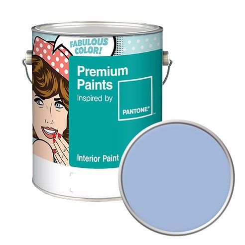 노루페인트 팬톤 내부용 실내벽면페인트 저광 4L, 15-4030 Chambray Blue