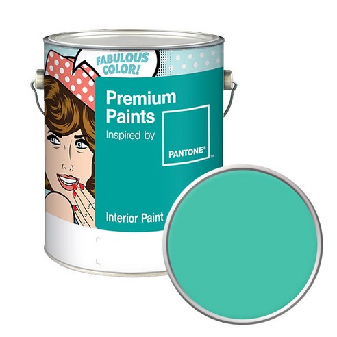 노루페인트 팬톤 내부용 실내벽면 저광 페인트 4L, 15-5416 Forida Keys, 1개