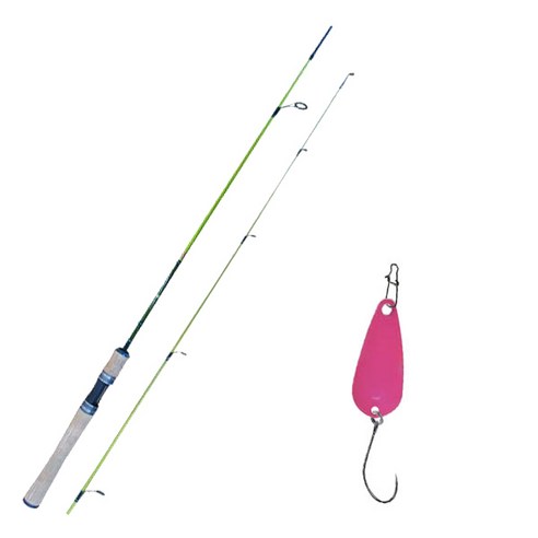 원다 루어낚싯대 예그린 562UL 스피닝 + 다미끼 메탈지그& 피카스푼 B TYPE 3.5g, 013 PINK