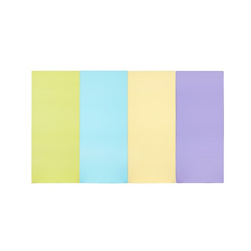 퍼니존 퍼니테라피 영유아폴더매트 피스타치오비비드시리즈2, 피스타치오 + 스카이블루 + 아이보리 + 바이올렛