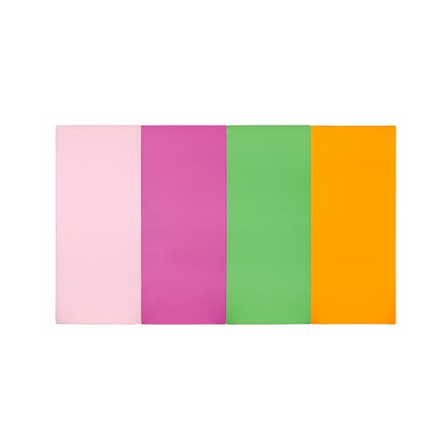 퍼니존 퍼니테라피 영유아폴더매트 베이비핑크비비드시리즈2, 베이비핑크 + 핫핑크 + 그린 + 오렌지