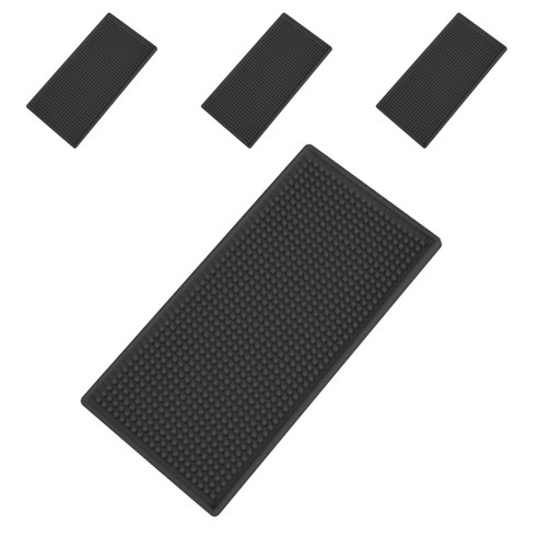 블럭마트 주방 드라잉매트 식기 컵 건조매트 30 x 15 x 1 cm, 1단, 블랙, 4개