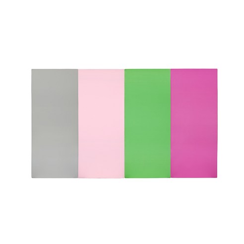 퍼니존 퍼니테라피 영유아폴더매트 그레이비비드시리즈2, 그레이 + 베이비핑크 + 그린 + 핫핑크