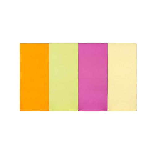퍼니존 퍼니테라피 오렌지비비드 시리즈 3 유아폴더매트, 오렌지 + 피스타치오 + 핫핑크 + 아이보리