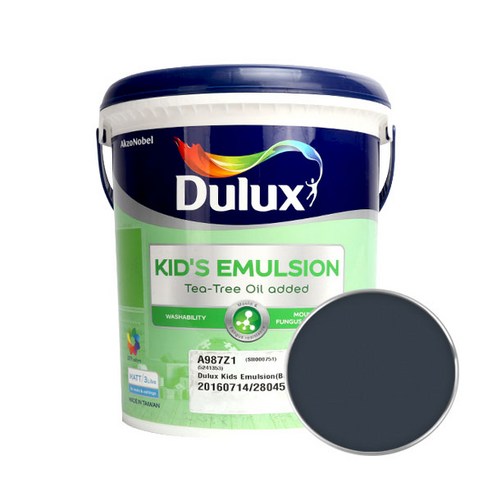 듀럭스 키즈 에멀전 무광 페인트 3L, Nourish Grey