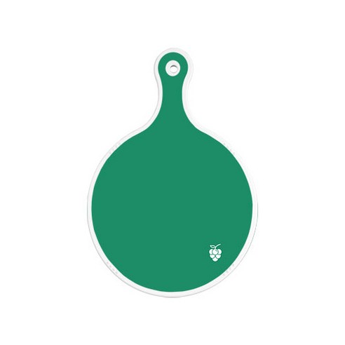 로엠디자인 서빙 도마 보드 원형, 그린, 1개