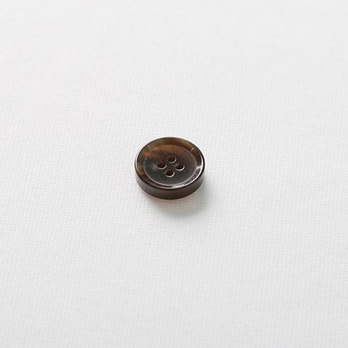 HR빅버튼 덴마크 단추 18mm, 브라운, 8개입