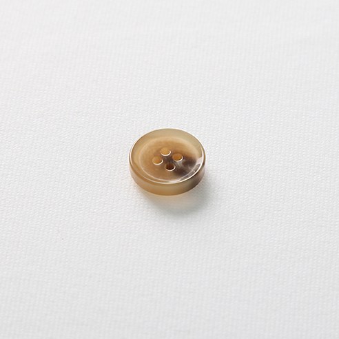 HR빅버튼 덴마크 단추 18mm, 다크베이지, 12개입