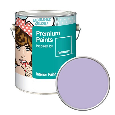 노루페인트 팬톤 내부용 실내벽면 무광페인트 4L, 14-3812 Pastel Lilac
