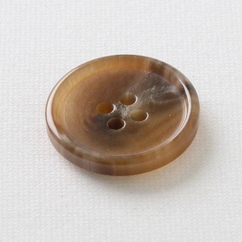 HR빅버튼 이프 단추 25mm, 진 베이지, 8개입