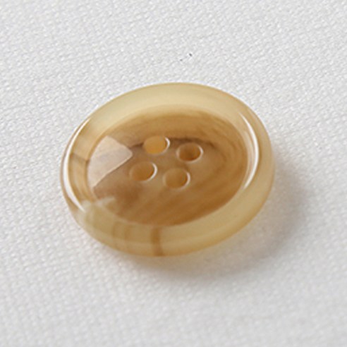 HR빅버튼 디젤 단추 21mm, 연베이지, 12개입