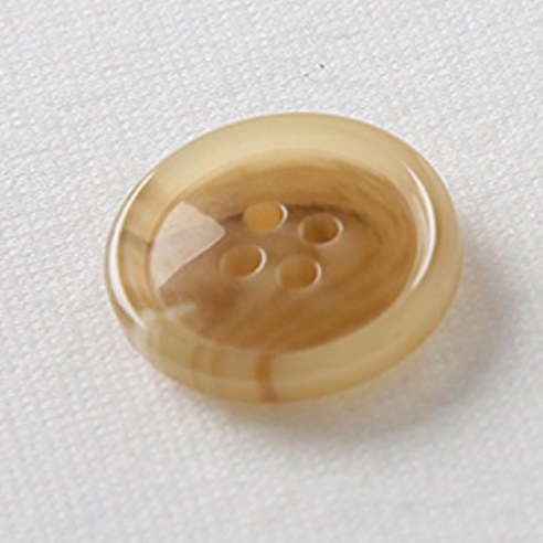 HR빅버튼 디젤 단추 21mm, 연베이지, 8개입