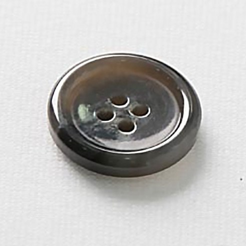 HR빅버튼 세븐틴 단추 21mm, 그레이, 12개입