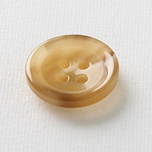 HR빅버튼 메신져 단추 21mm, 연베이지, 4개입