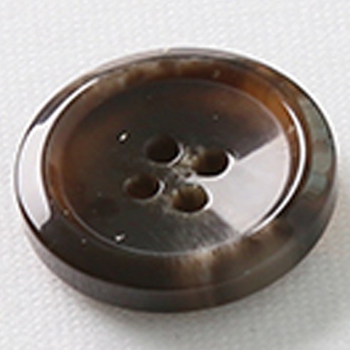HR빅버튼 각시봉 단추 25mm, 브라운, 8개