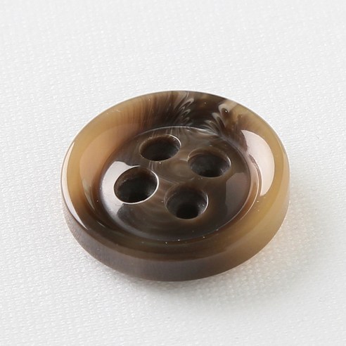 HR빅버튼 아우디 단추 25mm, 연브라운, 4개입