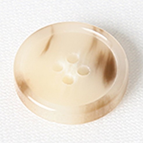 HR빅버튼 소리아 단추 유광 21mm, 화이트, 8개입