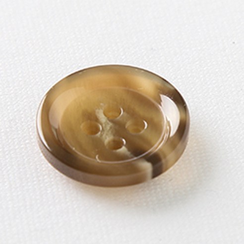 HR빅버튼 메신져 단추 23mm, 다크베이지, 4개입