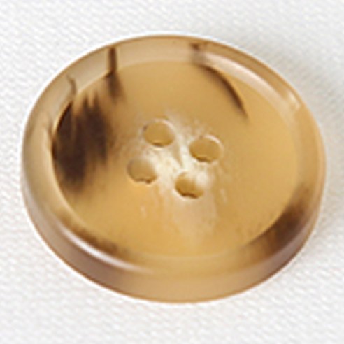 HR빅버튼 소리아 단추 무광 21mm, 연베이지, 12개입