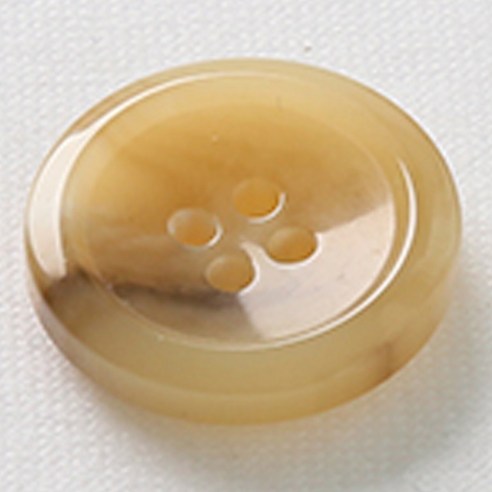 HR빅버튼 각시봉 단추 25mm, 연 베이지, 8개입