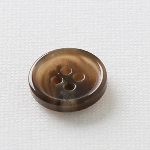HR빅버튼 이프 단추 18mm, 브라운, 4개입