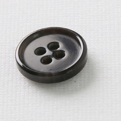 HR빅버튼 이프 단추 18mm, 블랙, 12개입