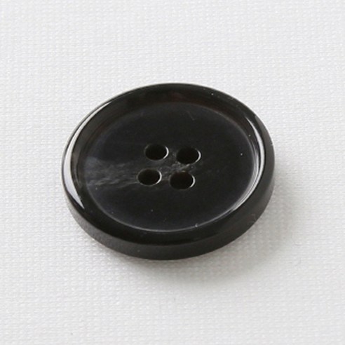 HR빅버튼 이프 단추 21mm, 블랙, 12개입