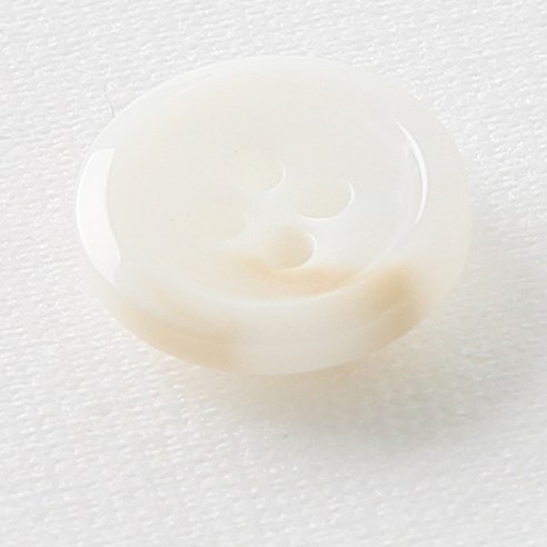 HR빅버튼 코트라 단추 15mm, 화이트, 12개입
