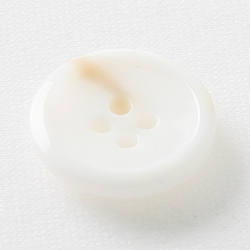 HR빅버튼 코트라 단추 23mm, 화이트, 8개입