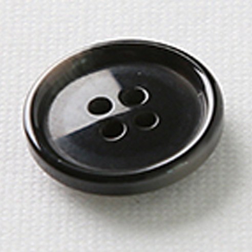 HR빅버튼 마니 단추 18mm, 블랙, 8개입